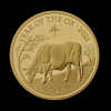 Lunar Year of the Ox 2021 5oz Gold Proof Trial Piece - 2