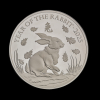 Lunar Year of the Rabbit 2023 1kg Silver Proof Trial Piece - 2