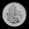 The Royal Tudor Beasts The Lion of England 2022 £5 Brilliant Uncirculated Trial Piece - 2