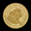 The Lion and The Eagle 2023 5oz Gold Proof Trial Piece
