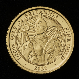 Britannia 2022 1/20oz Gold Proof Trial Piece