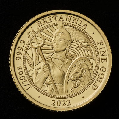 Britannia 2022 1/20oz Gold Proof Trial Piece