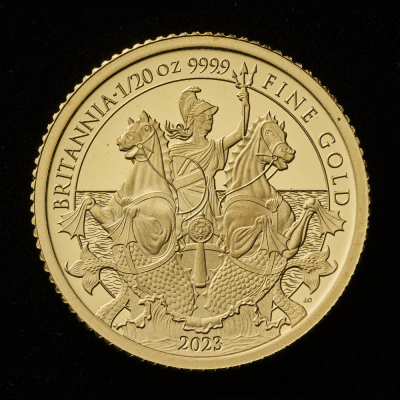 Britannia 2023 1/20th oz Gold Proof Trial Piece