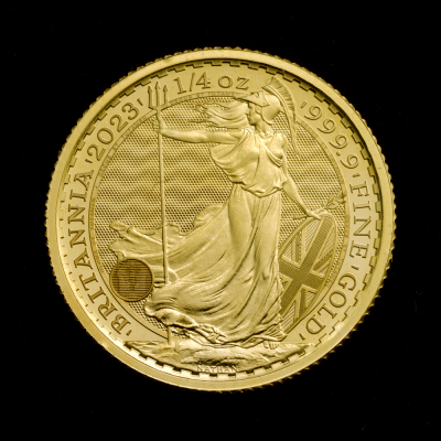 Britannia 2023 1/4oz Gold Bullion Trial Piece QEII