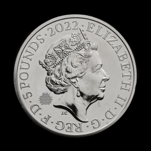 The Queen's Reign Charity and Patronage 2022 &pound;5 Brilliant Uncirculated Trial Piece