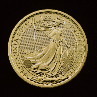 The Coronation Britannia 2023 1oz Gold Bullion Trial Piece