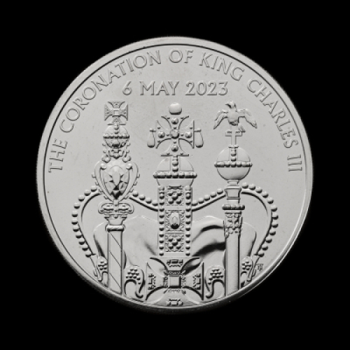The Coronation of His Majesty King Charles III 2023 &pound;5 Brilliant Uncirculated Trial Piece