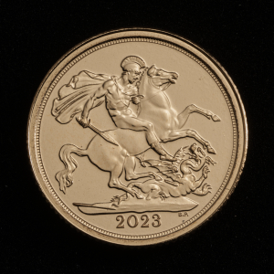 The Coronation Quarter-Sovereign 2023 Gold Bullion Trial Piece