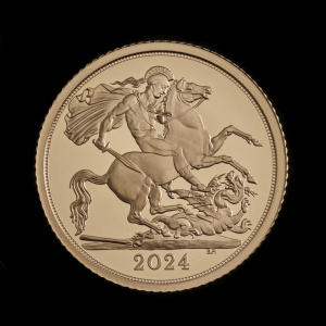 The Half-Sovereign 2024 Gold Proof Trial Piece