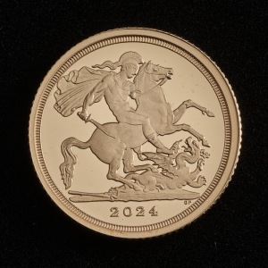 The Quarter-Sovereign 2024 Gold Proof Trial Piece