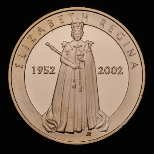 2002 The Queen&rsquo;s Golden Jubilee Commemorative Gold Medal
