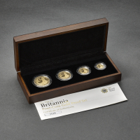 2008 Britannia Gold Proof Four Coin Set