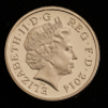 2013 Gold Proof &pound;1 Four Coin Set - Floral - 4