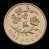 2013 Gold Proof &pound;1 Four Coin Set - Floral - 9