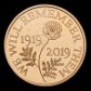 2019 A Century of Remembrance &pound;5 set of Gold, Silver, Silver Piedfort and BU - 5