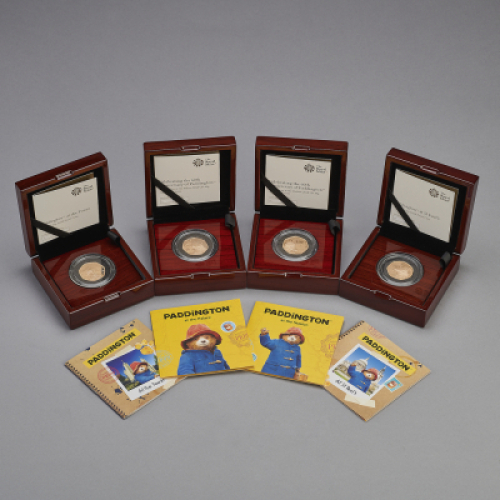 2019 Paddington Bear Gold 50p group