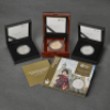 2019 The Yeoman Warders &pound;5 set of Gold, Silver, Silver Piedfort and BU