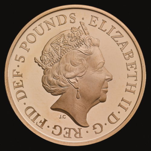2020 75th Anniversary of the end of World War II Gold Proof &pound;5