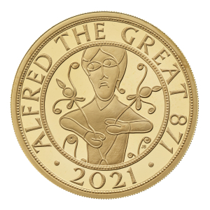 2021 Elizabeth II Gold Proof 5oz Alfred the Great