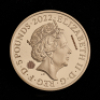 2022 Queen's Reign Charity and Patronage &pound;5 Gold Proof Trial Piece