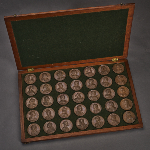 1731 Dassier's Kings and Queens Bronze Medallion Collection.