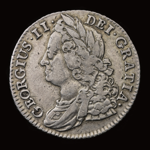 1743 George II Silver Shilling