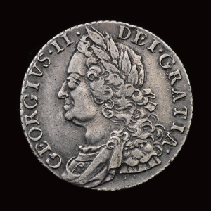 1758 George II Silver Shilling