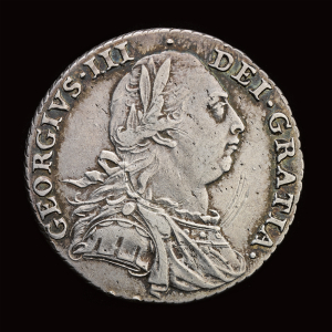 1787 George III Silver Shilling
