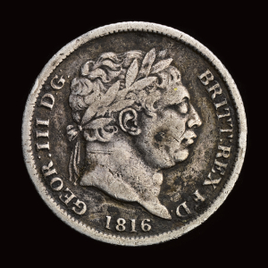 1816 George III Silver Shilling