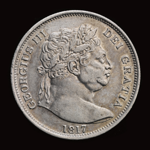 1817 George III Silver Half Crown