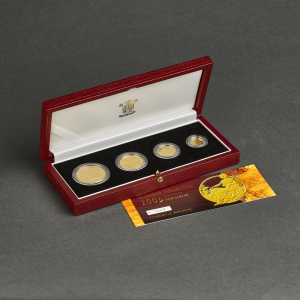 2005 Britannia Gold Proof 4 Coin Set
