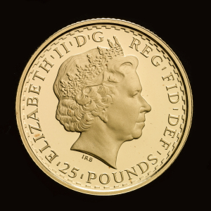 2010 Britannia Quarter ounce gold proof.