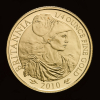 2010 Britannia Quarter ounce gold proof. - 2