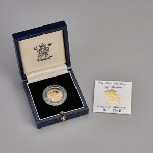 1991 Gold Proof Half Sovereign