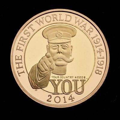 2014 Gold Proof £2 World War One Outbreak