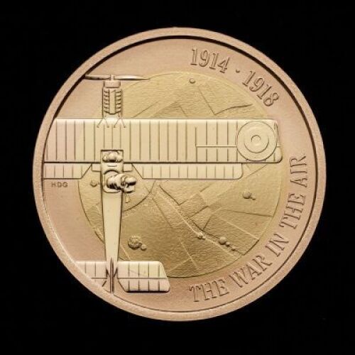2017 Gold Proof &pound;2 World War One Air Force