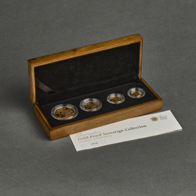 2008 Proof Sovereign Four Coin set