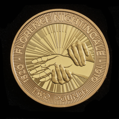 2010 Gold Proof &pound;2 - Florence Nightingale