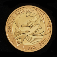 2012 Gold Proof &pound;2 - Handover to Rio