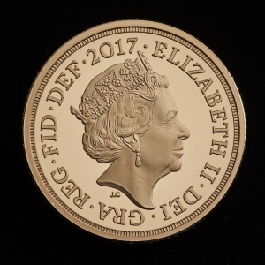 2017 Proof Piedfort Sovereign