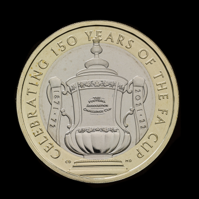 2022 The 150th Anniversary of The FA Cup £2 Brilliant Uncirculated Trial Piece