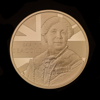 2023 Mary Seacole &pound;5 Gold Proof Trial Piece