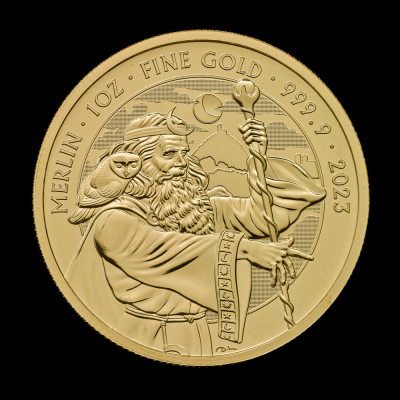 2023 Myths and Legends Merlin 1oz Gold Bullion Trial Piece