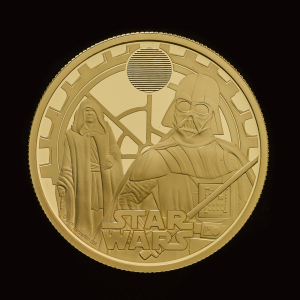 2023 Star Wars Darth Vader and Emperor Palpatine 1oz Gold Proof Trial Piece