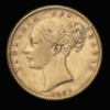 1863 Victoria Sovereign Die No.8 - 2