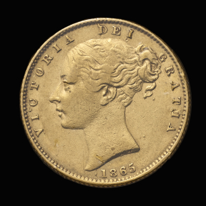 1865 Victoria Sovereign Die No.16