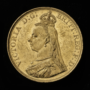 1887 Victoria £5 Gold Sovereign