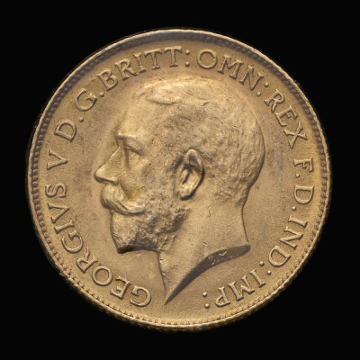 1914 George V half sovereign