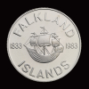 1983 Falkland Islands 150th Anniversary Silver Proof Coin - 2