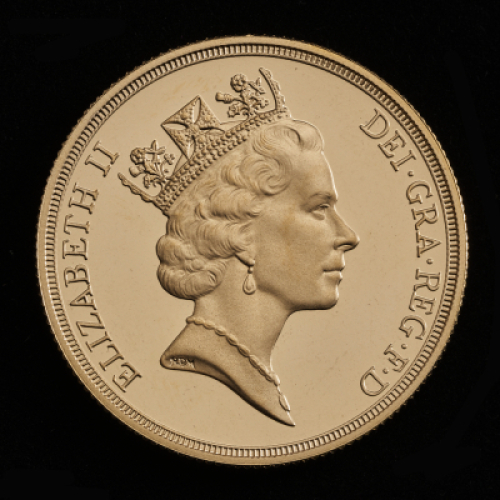 1994 Gold proof &pound;2 error Mule